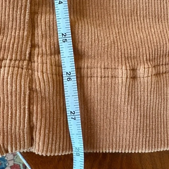 Alice + Olivia Camel Corduroy Flare Wide Leg Jeans - Picture 12 of 16